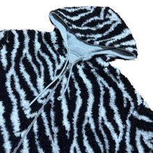 Load image into Gallery viewer, M Denim Tears Reversible Zebra Fleece Hoody