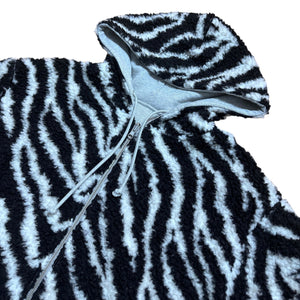 M Denim Tears Reversible Zebra Fleece Hoody