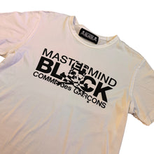 Load image into Gallery viewer, Mastermind Japan Black X Comme Des Garcons Cut &amp; Sew Tee