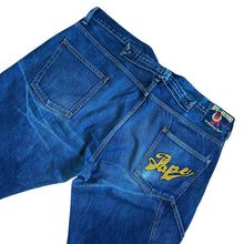 Load image into Gallery viewer, 38" Waist XXL Bape Buckle Back Carpenter Distressed Jeans