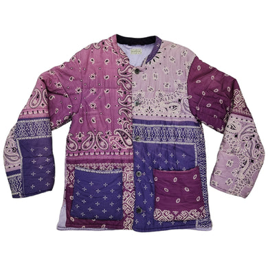 M Kapital Jacket Gauze Bandana Patchwork Quilt PURPLE