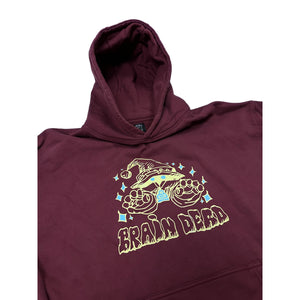 Braindead Burgundy Constantine The Wizard Hoodie XXL