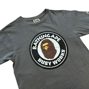 S Bape Tee Busy Works GREY