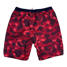 Load image into Gallery viewer, 38" Waist XXL Bape Red Camo Reversible College Logo Shorts