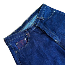 Load image into Gallery viewer, 40” Waist Evisu 2008 Oversized Painted Gulls Jean Shorts