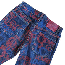 Load image into Gallery viewer, Hysteric Glamour 28&quot; x 28&quot; Love Print Jeans