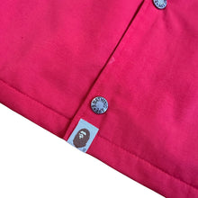 Load image into Gallery viewer, M Bape NYC Exclusive Red Coach Jacket