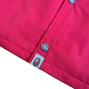 M Bape NYC Exclusive Red Coach Jacket