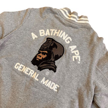 Load image into Gallery viewer, M Bape Generals Embroidered Jacket Grey 2000s