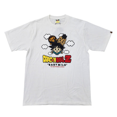 L Bape Tee DragonballZ Baby Milo WHITE