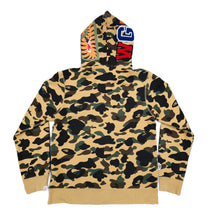 Load image into Gallery viewer, XL Bape Hoodie 1st Camo Shark Face WGM YELLOW