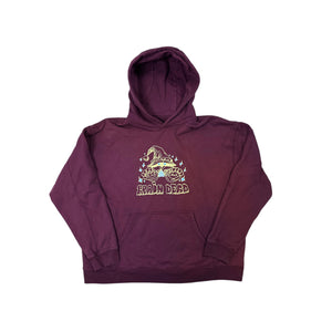 Braindead Burgundy Constantine The Wizard Hoodie XXL