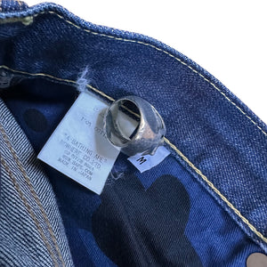32" Waist M Bape Champion Embroidered Faded Jeans