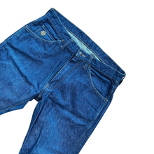 Load image into Gallery viewer, 32" Waist M Bape Spellout Print Jeans Dark Rinse