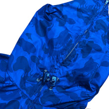 Load image into Gallery viewer, L Bape Blue Flame Nylon Zip Up Jacket (2010)