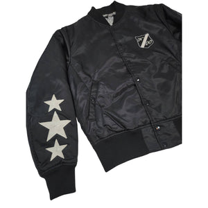 Number (N)ine Bomber Jacket 3 Stars BLACK WHITE Vintage