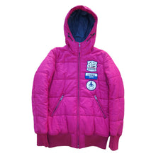 Load image into Gallery viewer, S Hysteric Glamour Primaloft Jacket Zip Up Patches Magenta