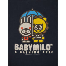 Load image into Gallery viewer, Bape Tee Baby Milo Bunny &amp; Lion NAVY BLUE Vintage