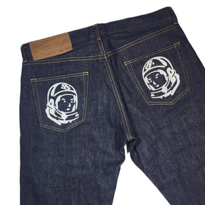 Billionaire Boys Club Jean Shorts Running Dog RAW DENIM New