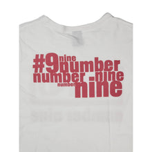 Load image into Gallery viewer, Number (N)ine Tee Box Logo RED WHITE Vintage