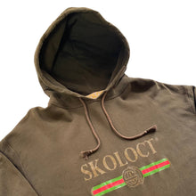 Load image into Gallery viewer, Skoloct Hoodie Gucci Logo BROWN Vintage