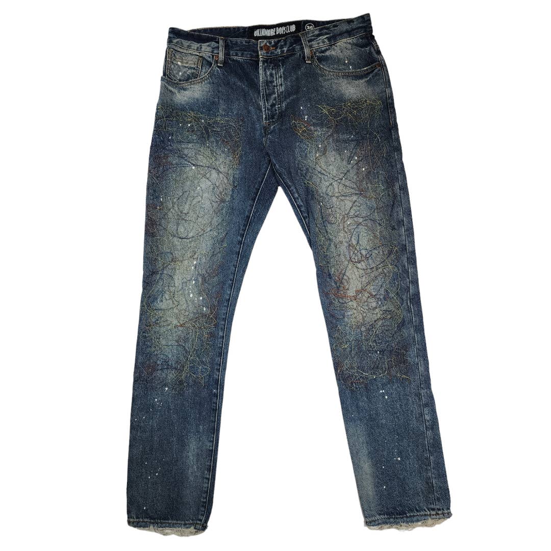 Billionaire Boys Club Jeans  Splattered Paint DENIM Vintage