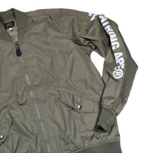 Load image into Gallery viewer, Bape Bomber Jacket OLIVE Archive