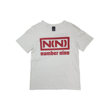 Load image into Gallery viewer, Number (N)ine Tee Box Logo RED WHITE Vintage