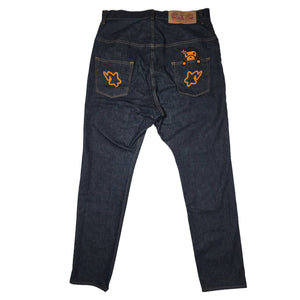 Bape Jeans WMNS Baby Lisa Double Star Pocket RAW DENIM Vintage