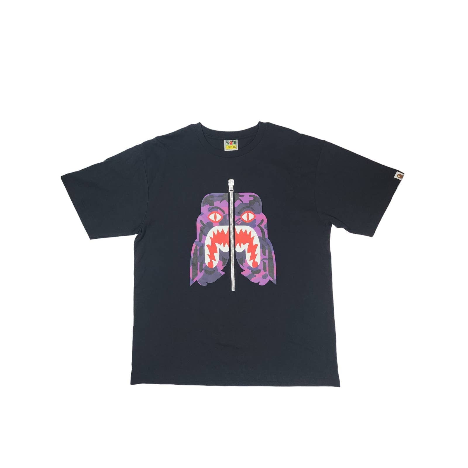 Bape shark hot sale tee purple