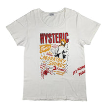 Load image into Gallery viewer, Hysteric Glamour Tee Laboratory Sounds WHITE RED Vintage