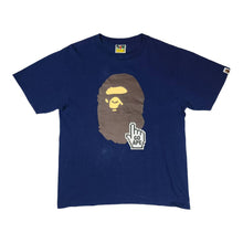 Load image into Gallery viewer, Bape Tee Click Bape NAVY BLUE Vintage