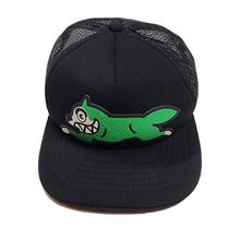 Load image into Gallery viewer, Billionaire Boys Club Trucker Hat Running Dog GREEN BLACK Archive
