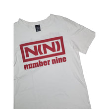 Load image into Gallery viewer, Number (N)ine Tee Box Logo RED WHITE Vintage