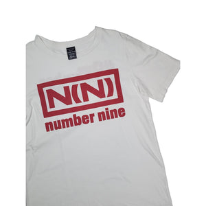 Number (N)ine Tee Box Logo RED WHITE Vintage