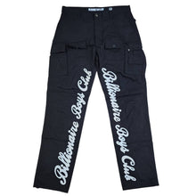 Load image into Gallery viewer, 36 Billionaire Boys Club Pants Embroidered Inseam Black White