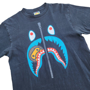 M Bape Tee Baby Milo Shark Face BLACK Archive
