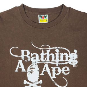 Bape Tee Pirates BROWN Vintage