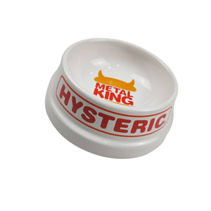 Hysteric Glamour Dog Bowl Metal King Brand New