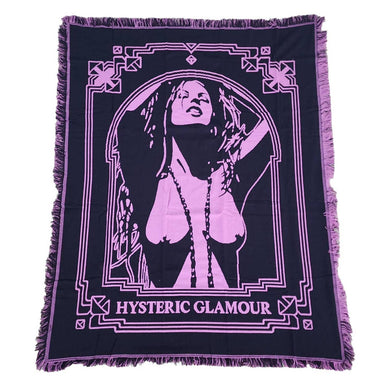 Hysteric Glamour Blanket BLACK PURPLE Archive