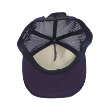 Load image into Gallery viewer, Billionaire Boys Club Trucker Hat Running Dog GOLD PURPLE Archive