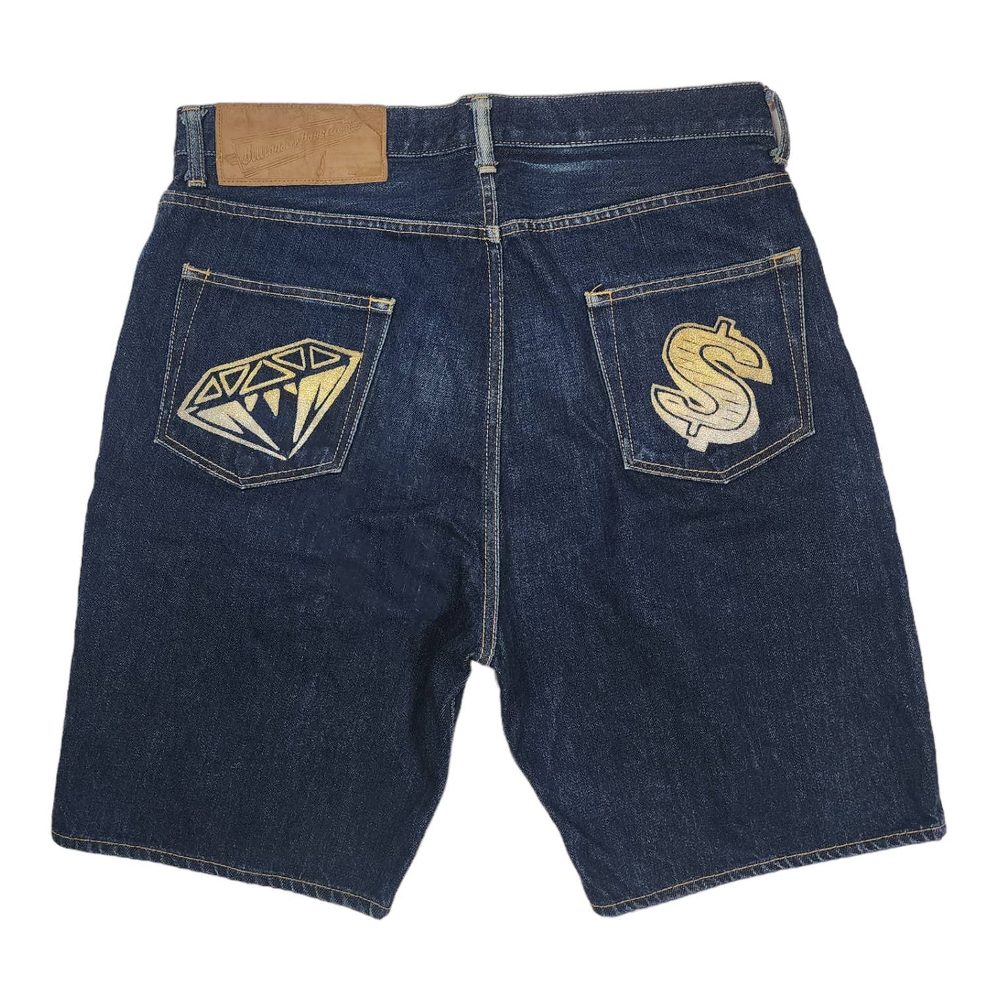 Billionaire Boys Club Jean Diamonds Gold RAW DENIM Archive