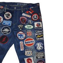 Load image into Gallery viewer, M Hysteric Glamour Trompe L&#39;Oeil Patchwork Denim Y2K Archive