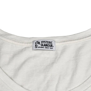 Hysteric Glamour Tee Laboratory Sounds WHITE RED Vintage