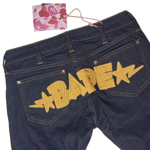 Bape Jeans WMNS BAPE STA RAW DENIM Brand New