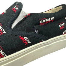 Load image into Gallery viewer, Undercover Psycho Candy Canvas Slip On BLACK Vintage