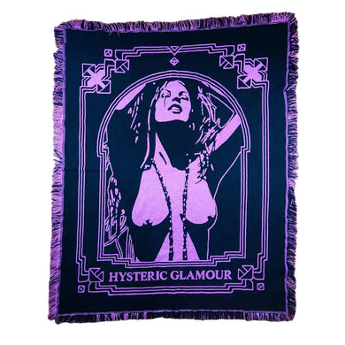 Hysteric Glamour Rug Model Nude BLACK PURPLE Vintage