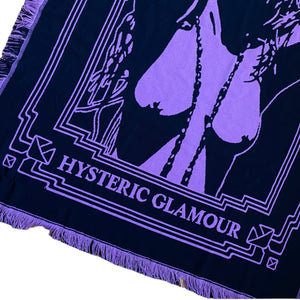 Hysteric Glamour Rug Model Nude BLACK PURPLE Vintage