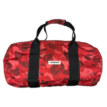 Load image into Gallery viewer, Bape Duffle Bag RED FIRE CAMO Vintage