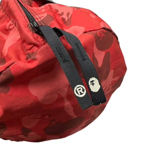 Bape Duffle Bag RED FIRE CAMO Vintage